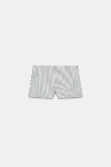 STRIPED MINI SHORTS - Multicoloured by Zara - Image 4