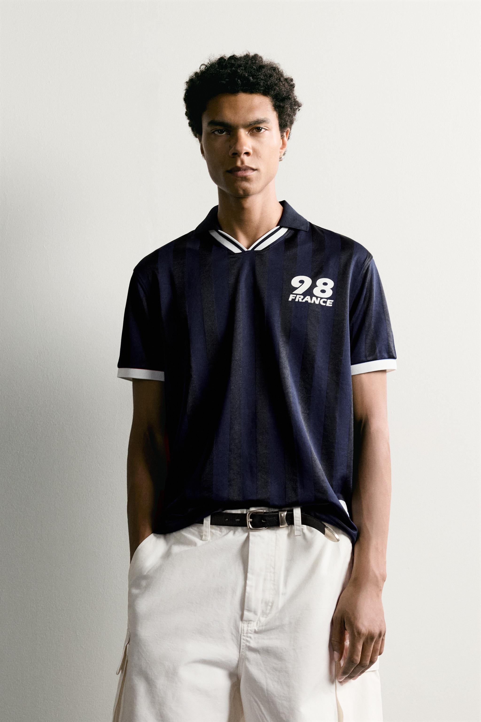 FRANCE 98 FIFA WORLD CUP™ FIFA CLASSICS TECHNICAL POLO — Navy blue
