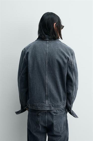 ZIP-UP DENIM JACKET - Midnight blue by Zara - Image 2