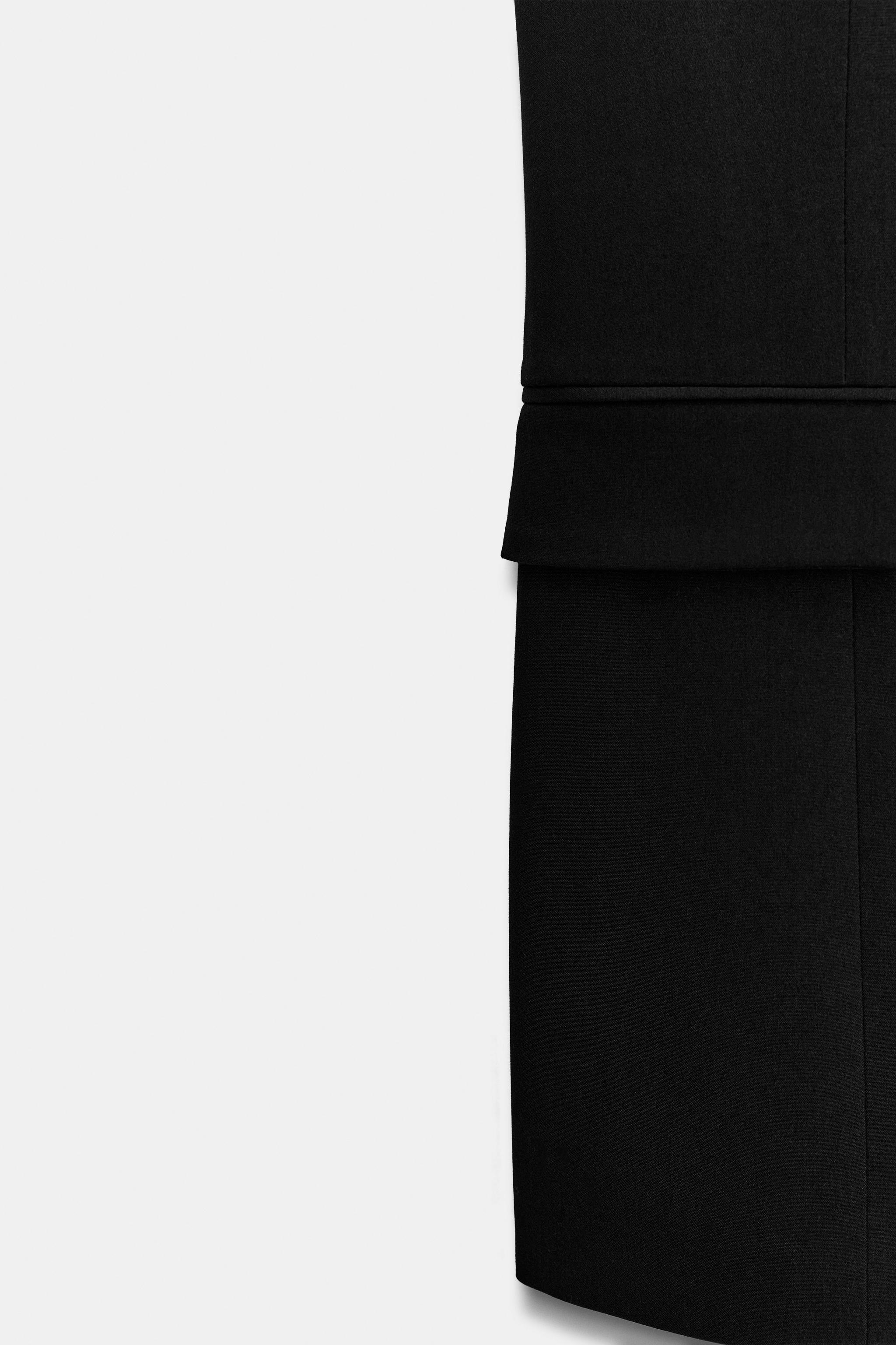 ZARAベスト ストライプ柄ダブルブレストベスト - ブルー/グレー | ZARA Japan / 日本