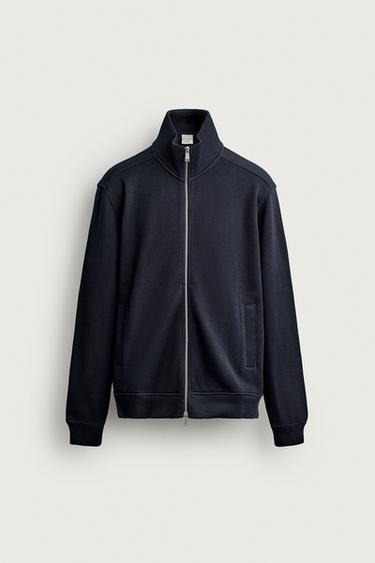 XHAKETË REGULAR FIT ME ZINXHIR - Blu marinari nga Zara
