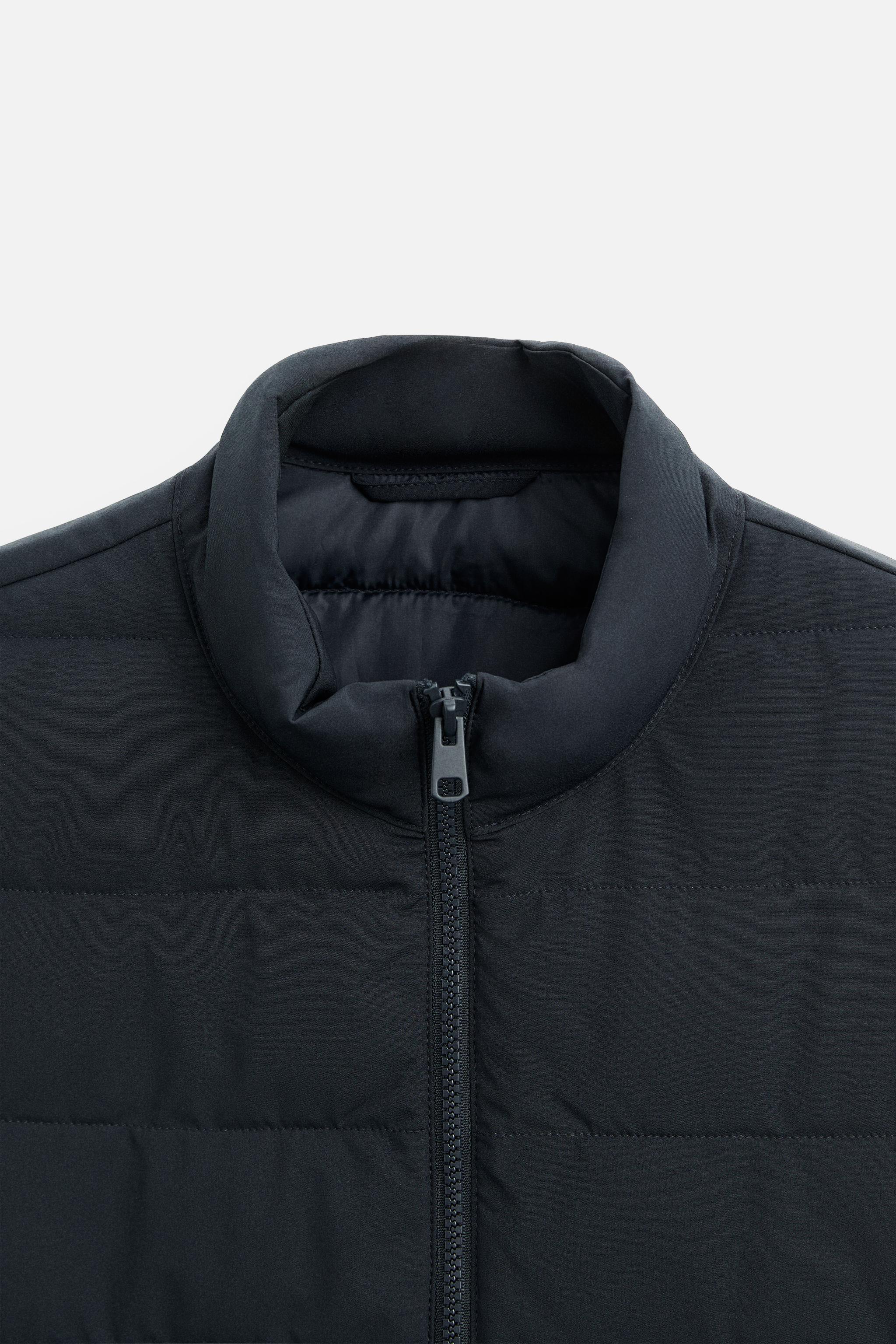 ZARA コンビ パフジャケット 8574/765 LIGHTWEIGHT PADDED JACKET - Navy blue | ZARA United States