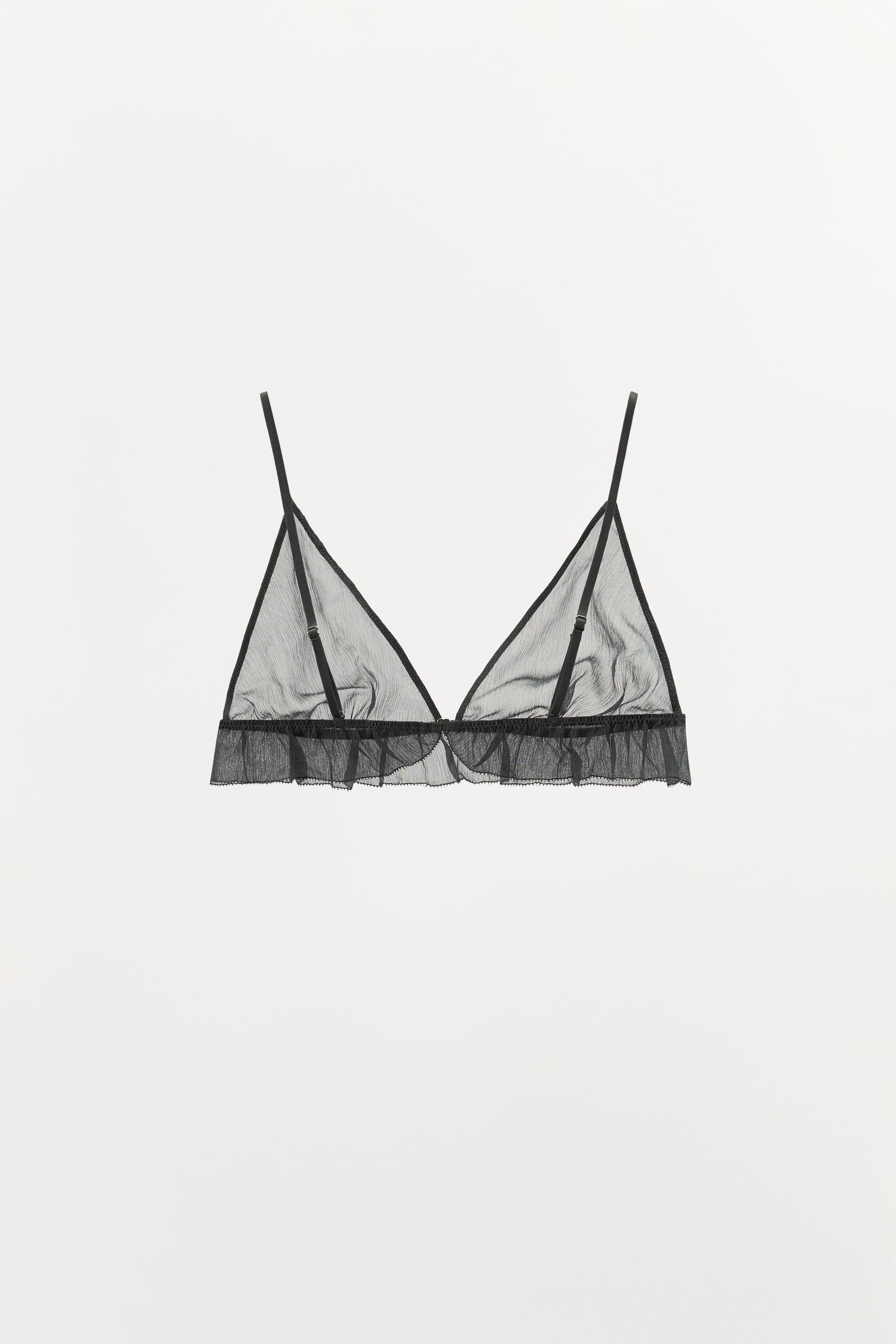 100% SILK TRIANGLE BRALETTE