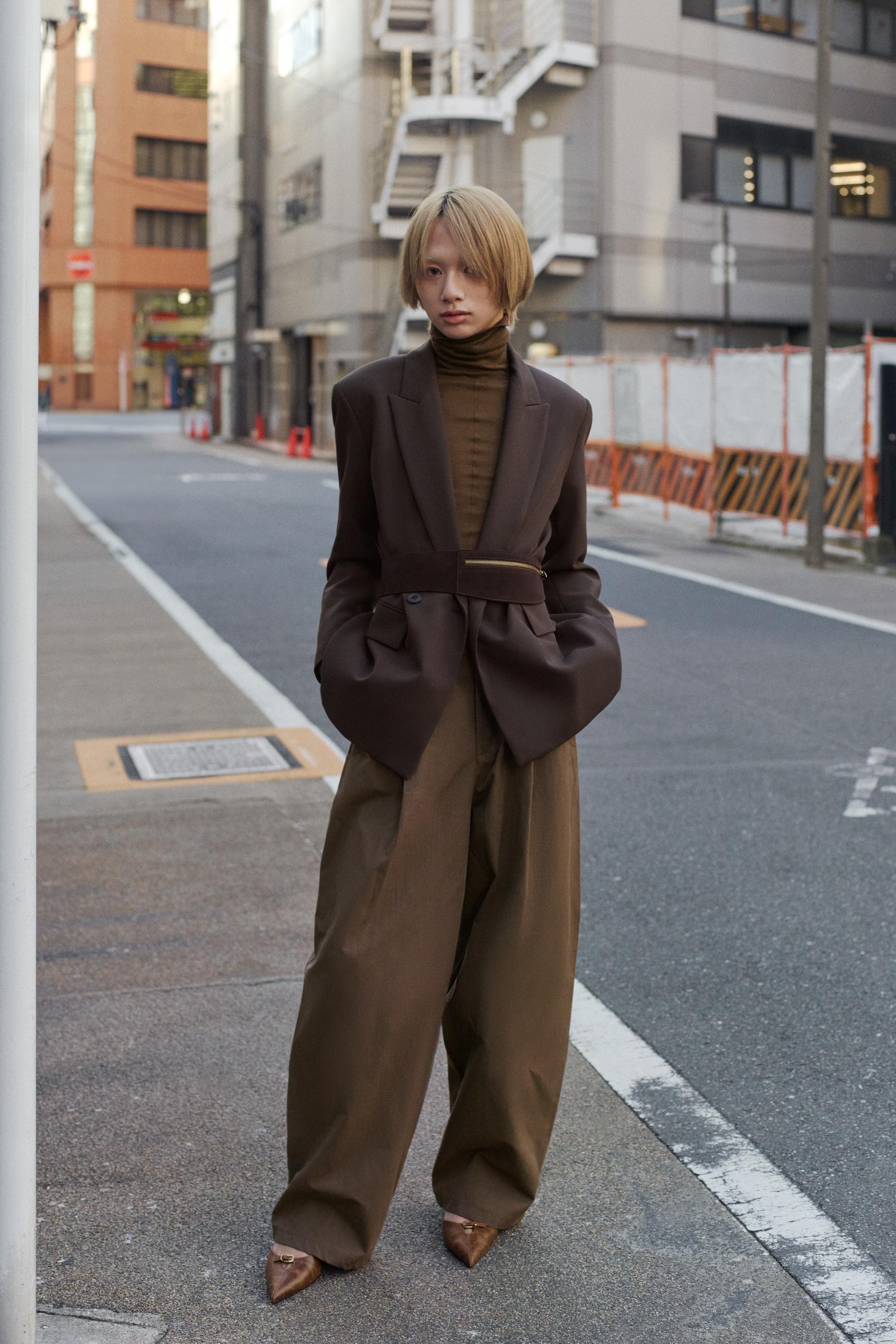 ダブルブレストオーバーサイズブレザー - ブラック | ZARA Japan / 日本