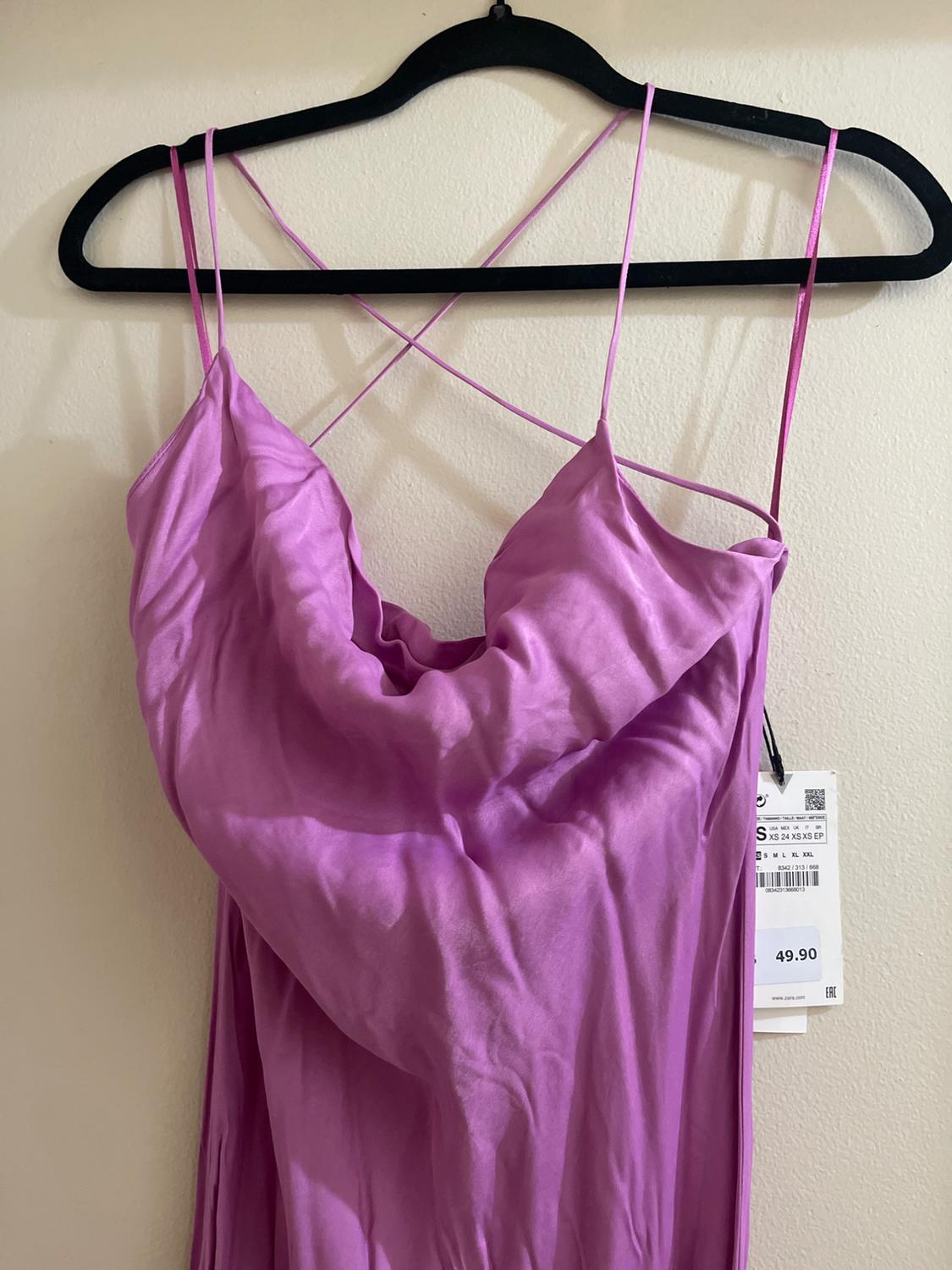SATIN LINGERIE STYLE DRESS - Image 2