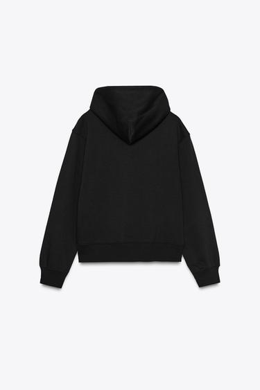 KAPUZENSWEATSHIRT - Schwarz von Zara