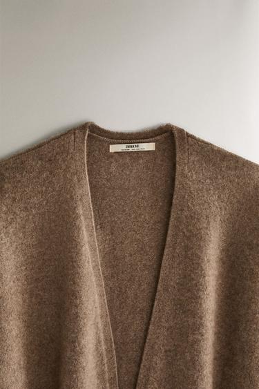 ROBE DE CHAMBRE CACHEMIRE - Marron / Taupe de Zara - Image 1
