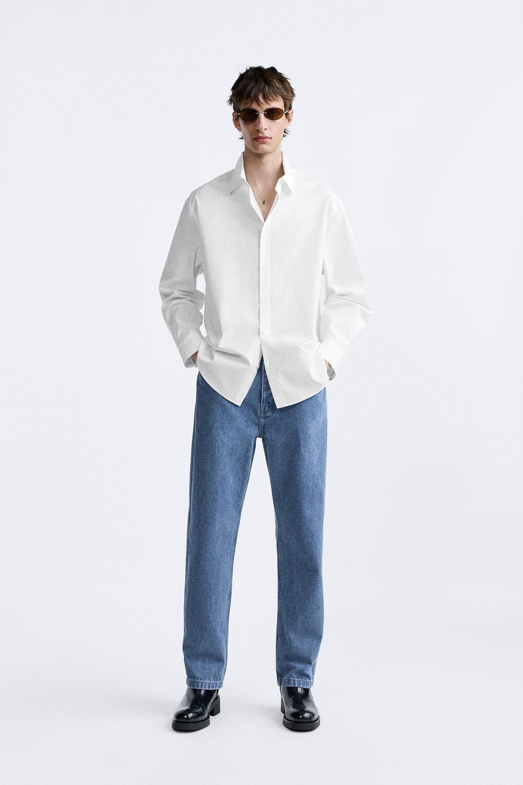 Zara online deals mens shirts