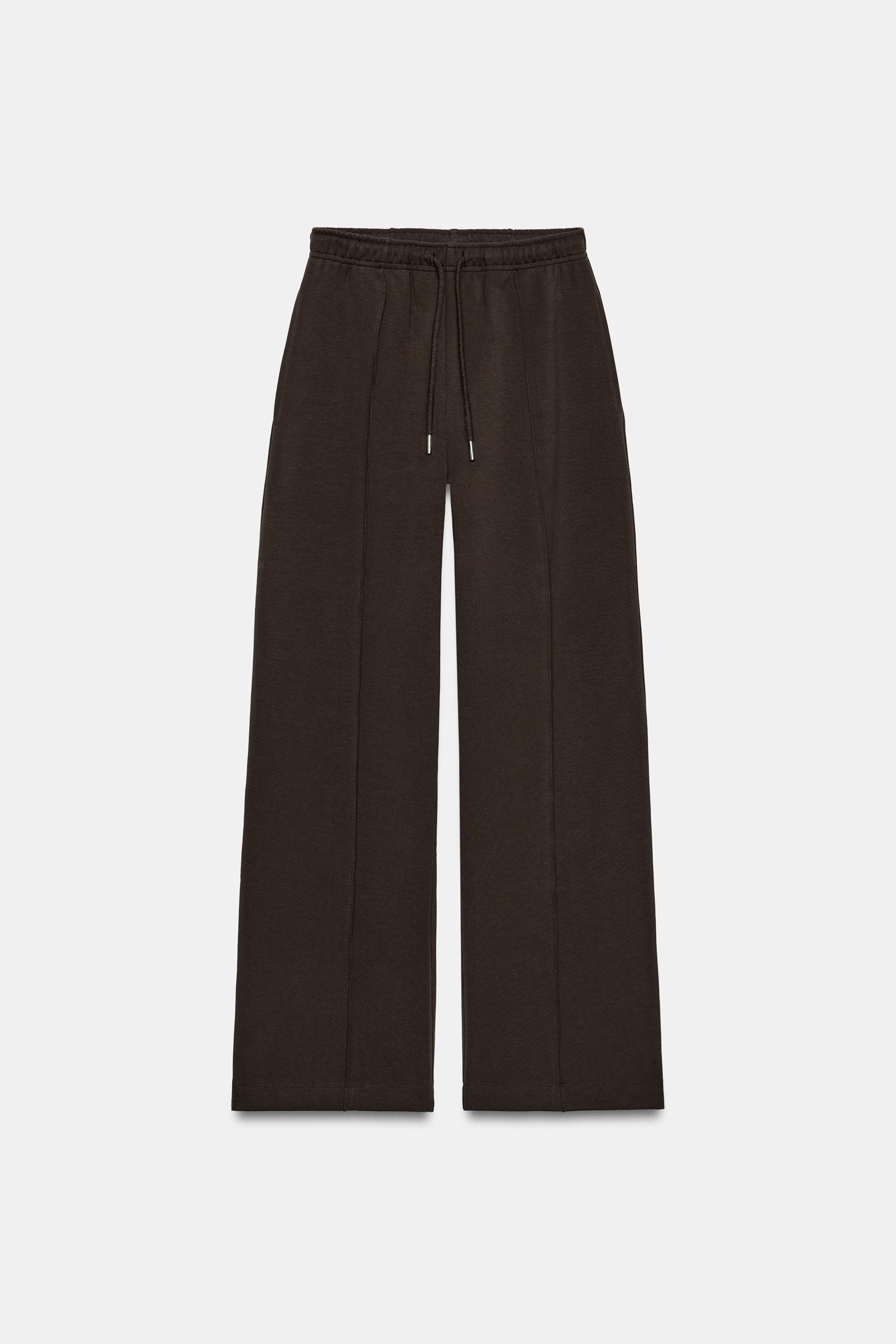 INTERLOCK SEAM PANTS - Navy blue | ZARA United States