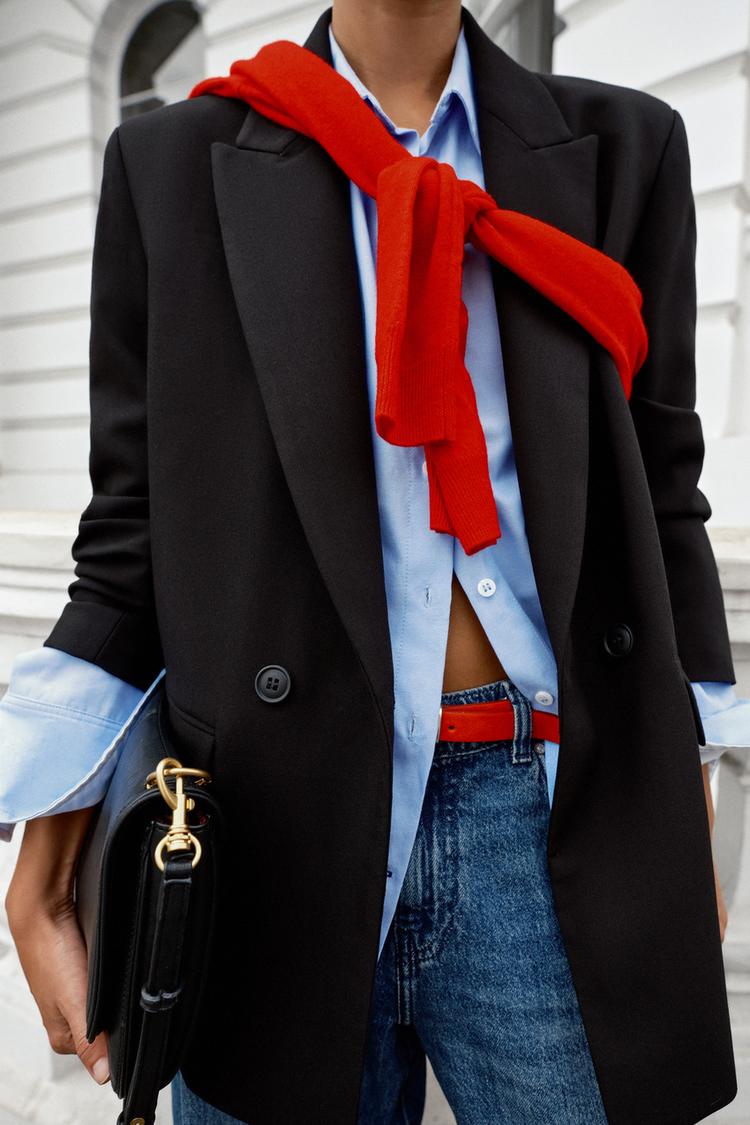 Blazer cruzado de corte oversize 3