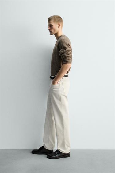 STRAIGHT FIT JEANS - White by Zara - Image 3