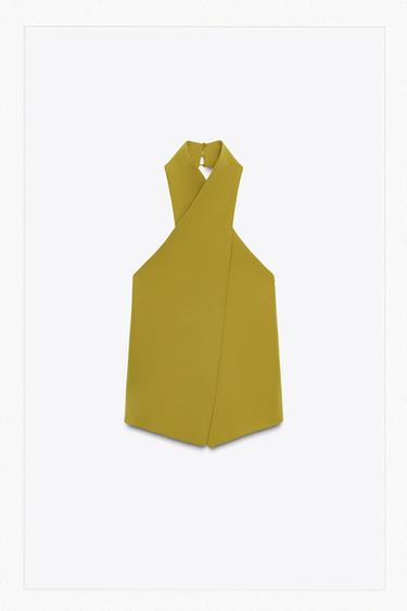 Zaras OMLOTTOPP I CREPE - Olja