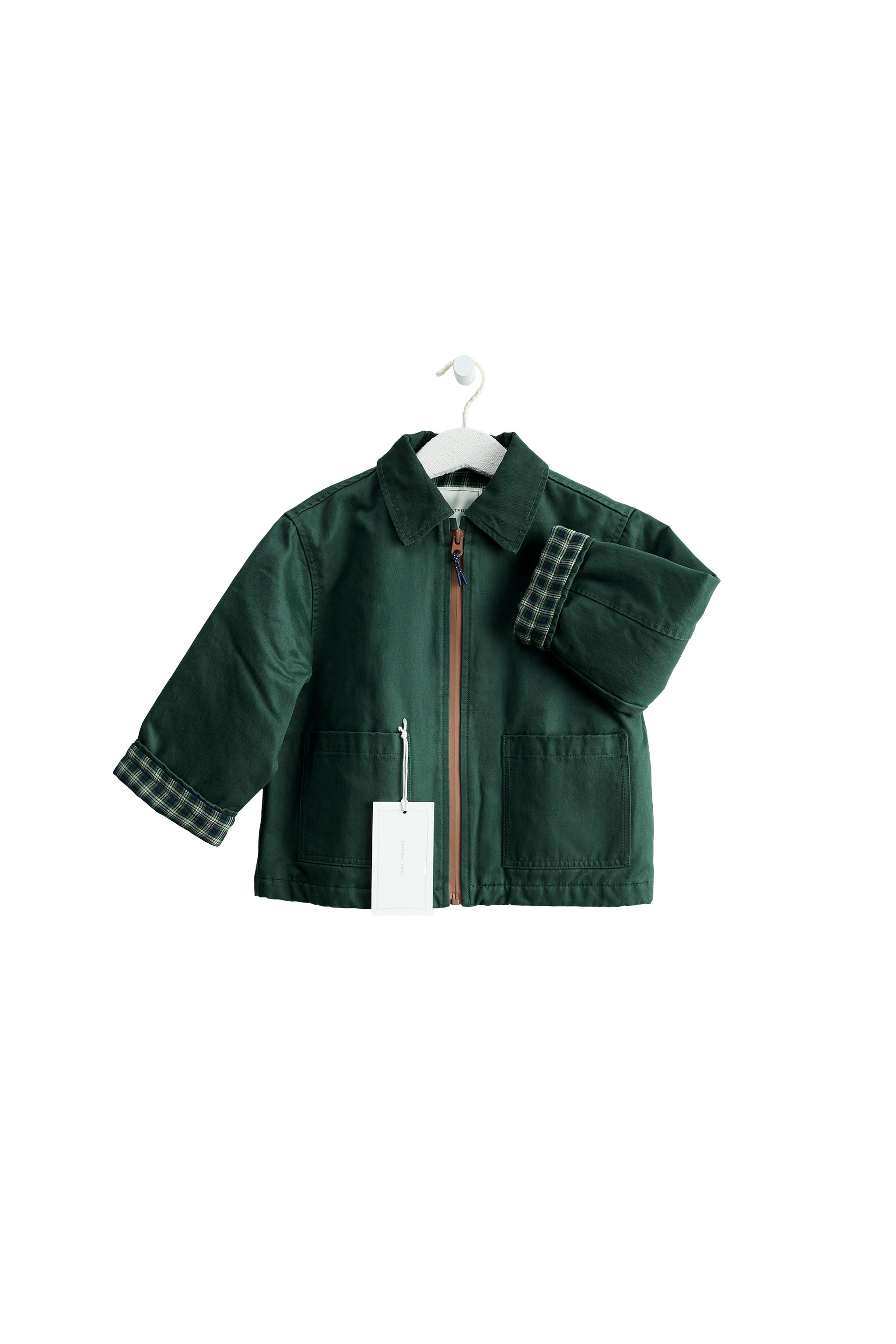 Zara Timeless - Waxed Jacket - Green | ZARA United States