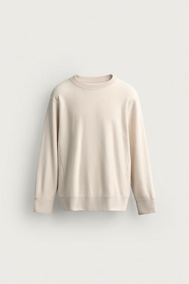 CREWNECK SWEATSHIRT 2026 TANAKA NY TYO LTD.© - Oyster-white by Zara