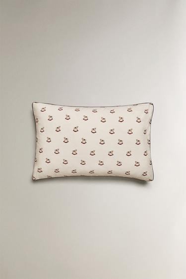 CHILDREN'S CHRISTMAS HORSE PILLOWCASE - Multicoloured by Zara