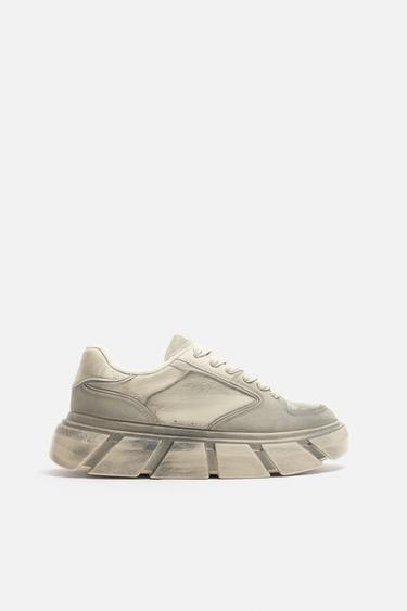 CHUNKY SOLE TRAINERS - Grey by Zara
