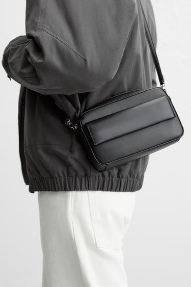 PLAIN CROSSBODY BAG - Black by Zara - Image 1