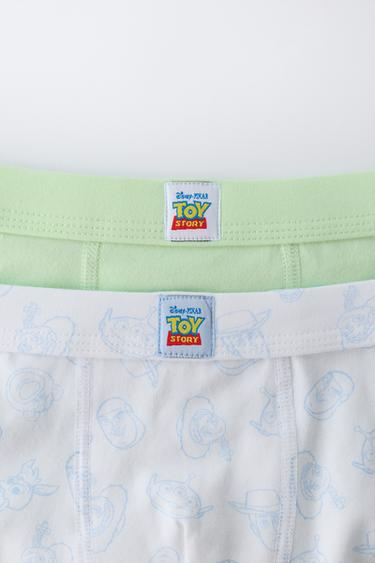 2-6 ANS / LOT DE DEUX BOXERS TOY STORY © DISNEY PIXAR - Vert / Écru de Zara