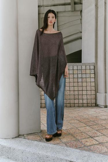 TRF MID-WAIST WIDE-LEG JEANS - Indigo by Zara