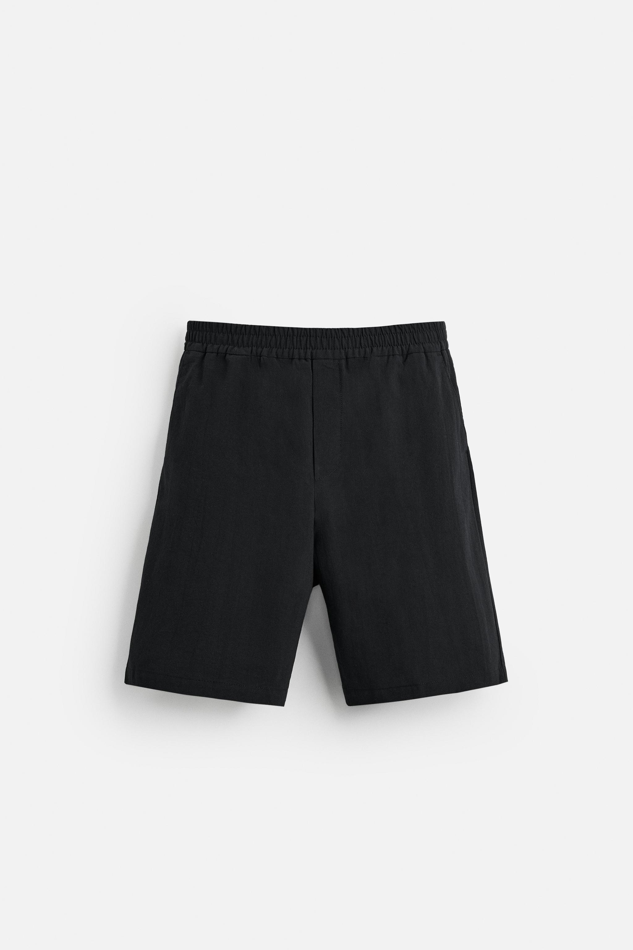 RELAXED FIT COTTON BERMUDA SHORTS
