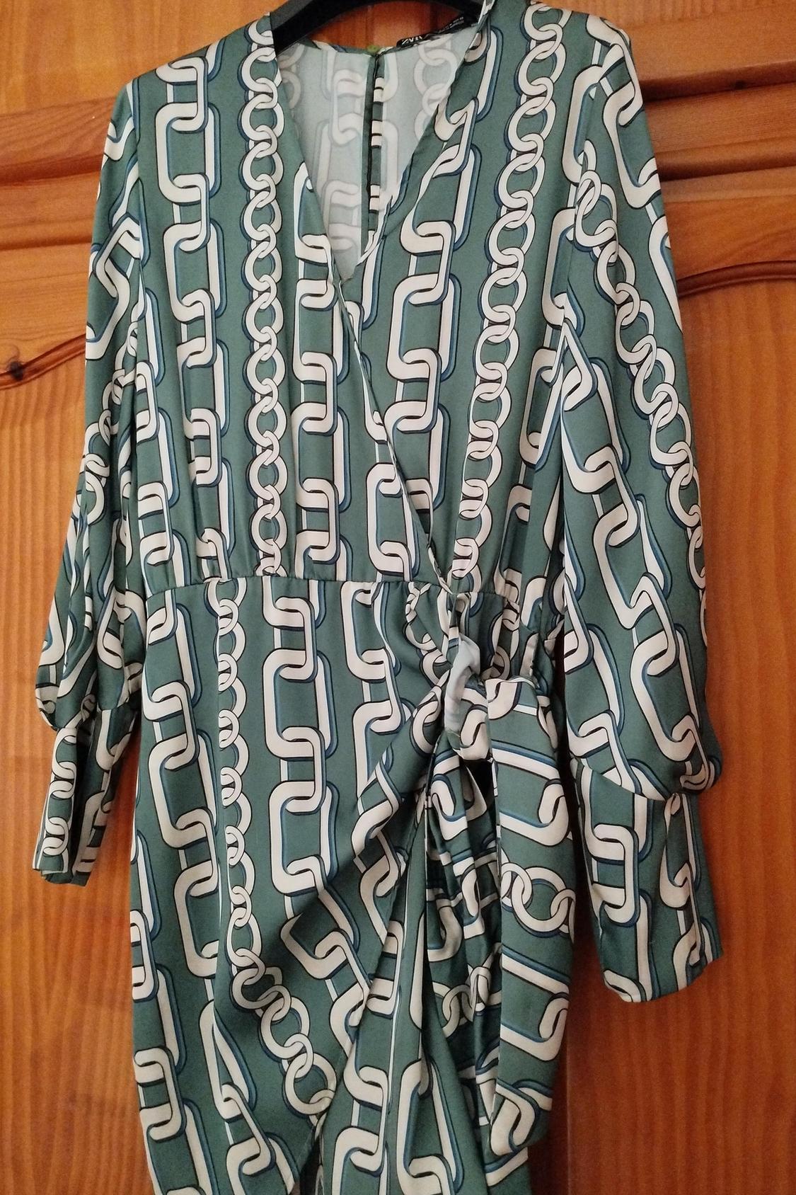 CHAIN PRINT DRESS - Image 3