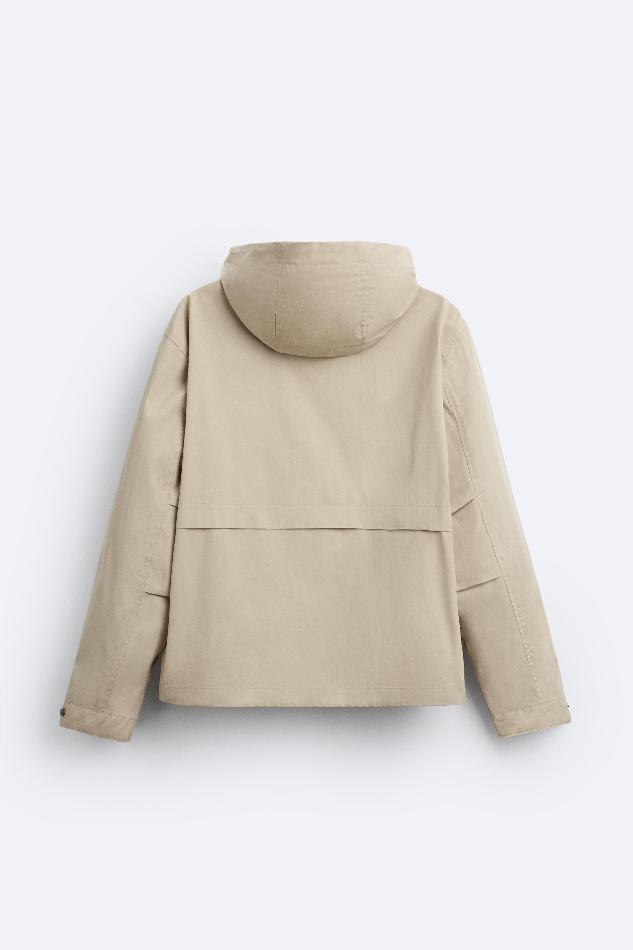 Zara lightweight sale hooded parka