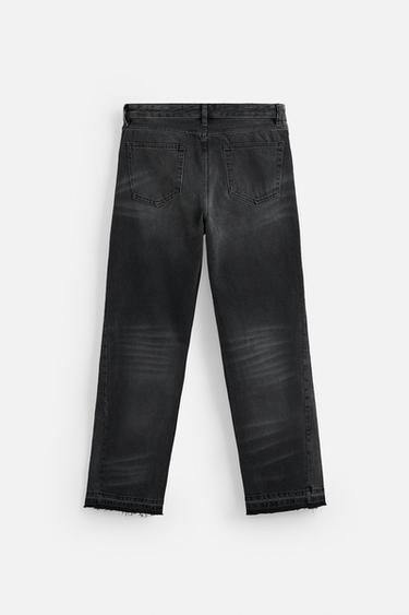 FLARE FIT JEANS - charcoal grey by Zara - Image 8