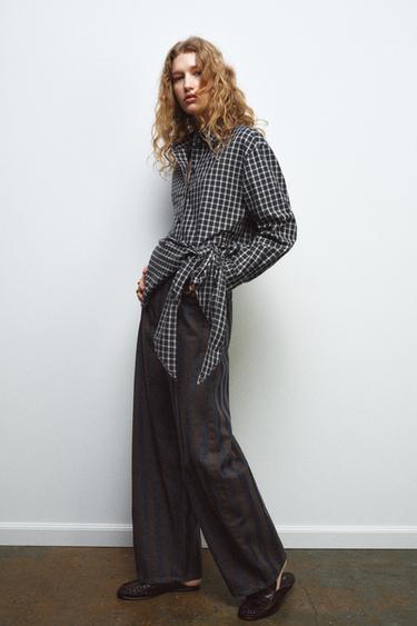 LEATHER MULE LOAFERS - Brown by Zara