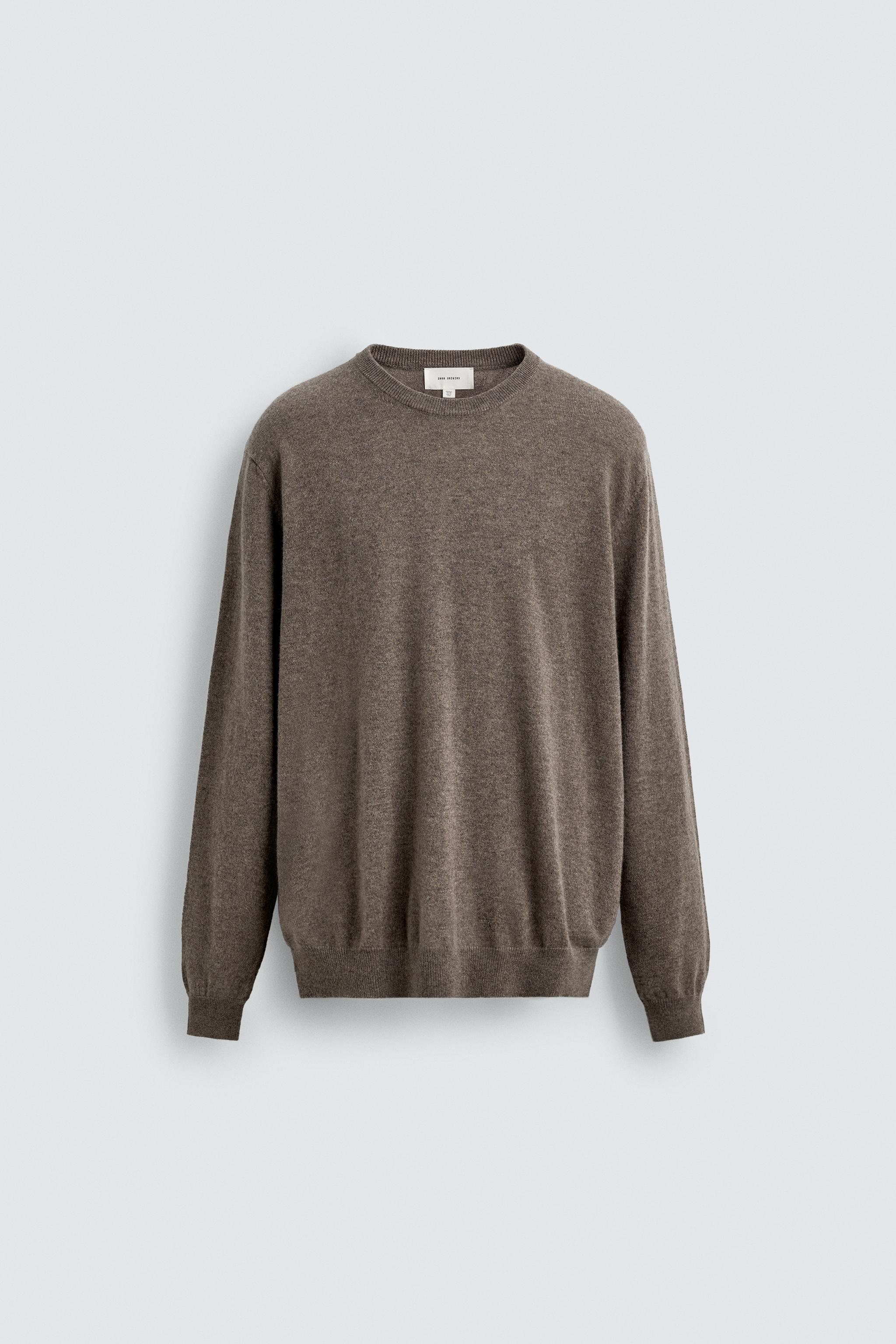 ZARA ORIGINS  カシミヤ100% セーター メンズ XLサイズ ZARA ORIGINS カシミヤ セーター カシミア S 新品タグ付き ザラ