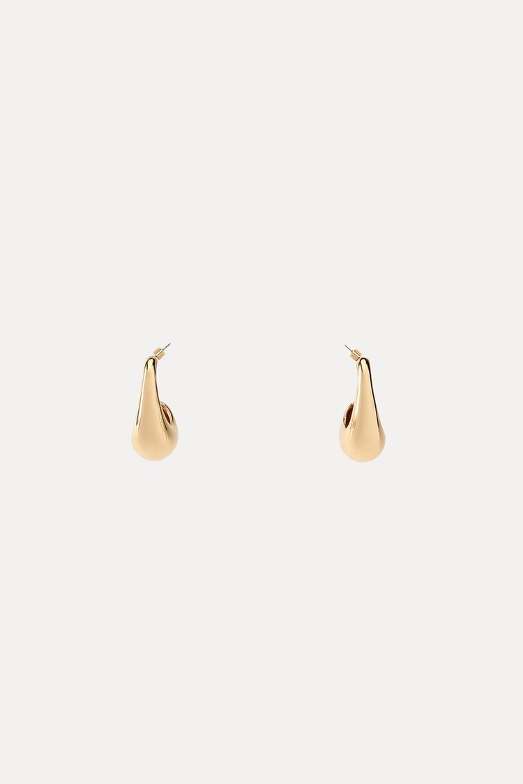 メタルドロップピアス - ゴールド | ZARA Japan / 日本