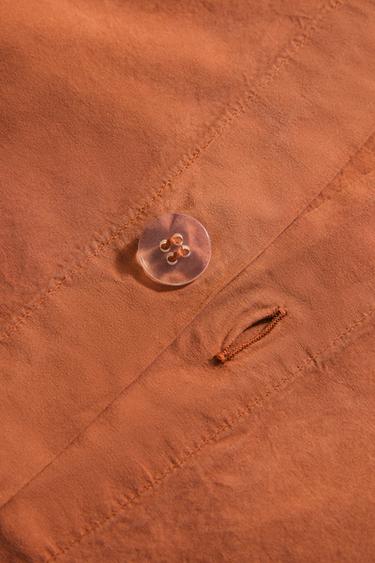 KIDS' DYED DUVET COVER - Brick by Zara - Image 3