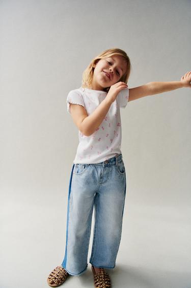 T-SHIRT RIB IMPRIMÉ - Blanc de Zara - Image 5