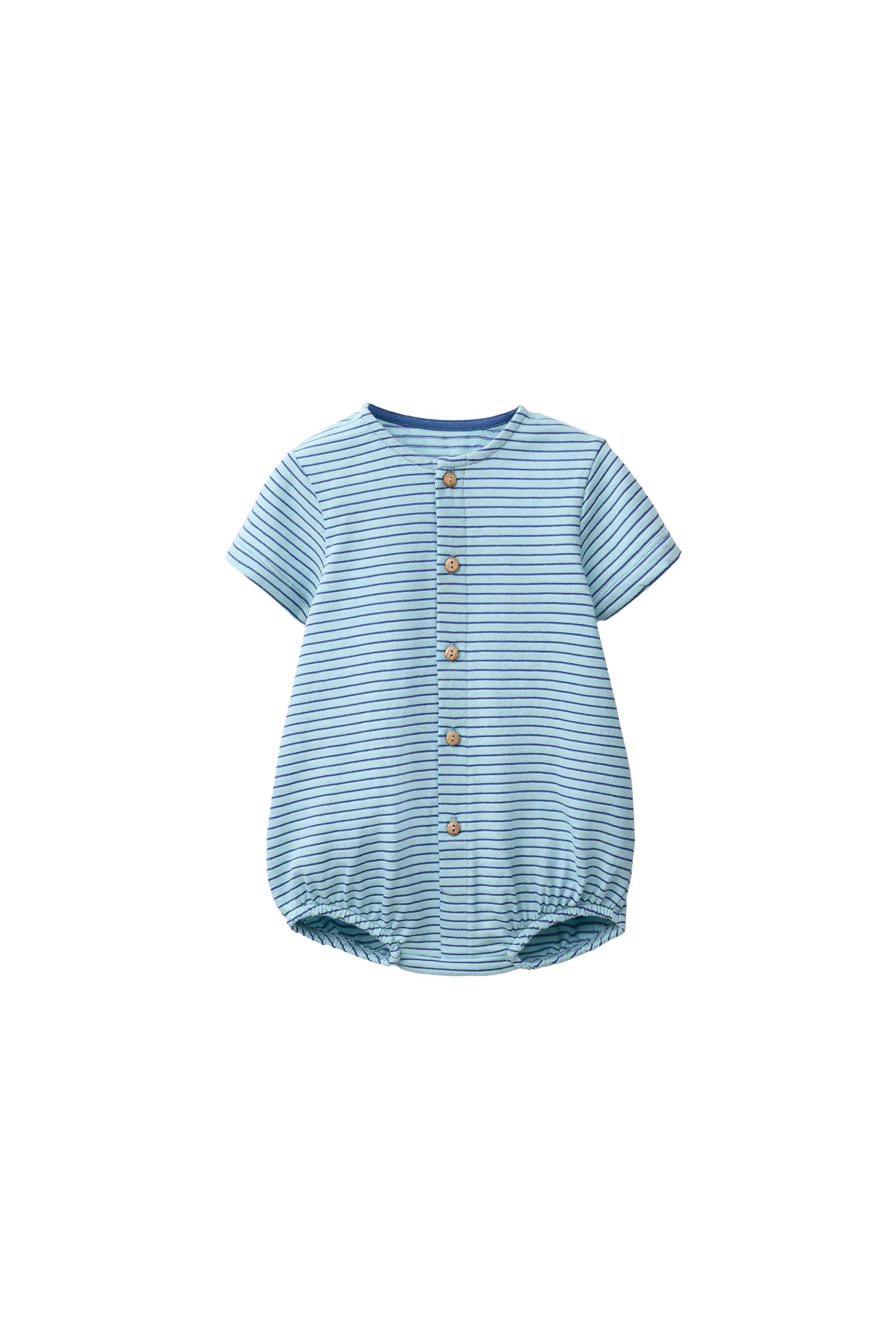 Pijama d'una peça de ratlles