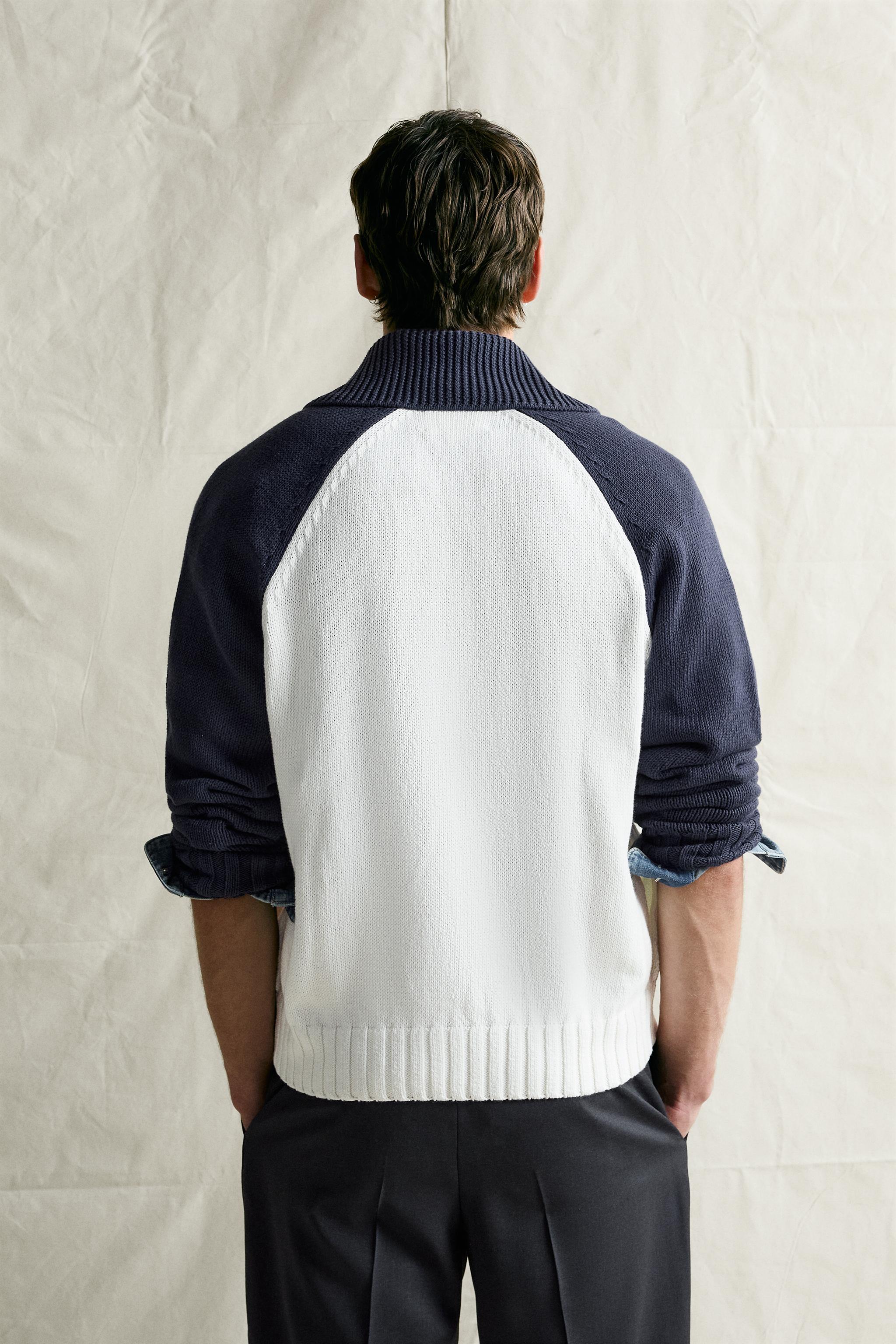 GILET RELAXED FIT COLOR BLOCK