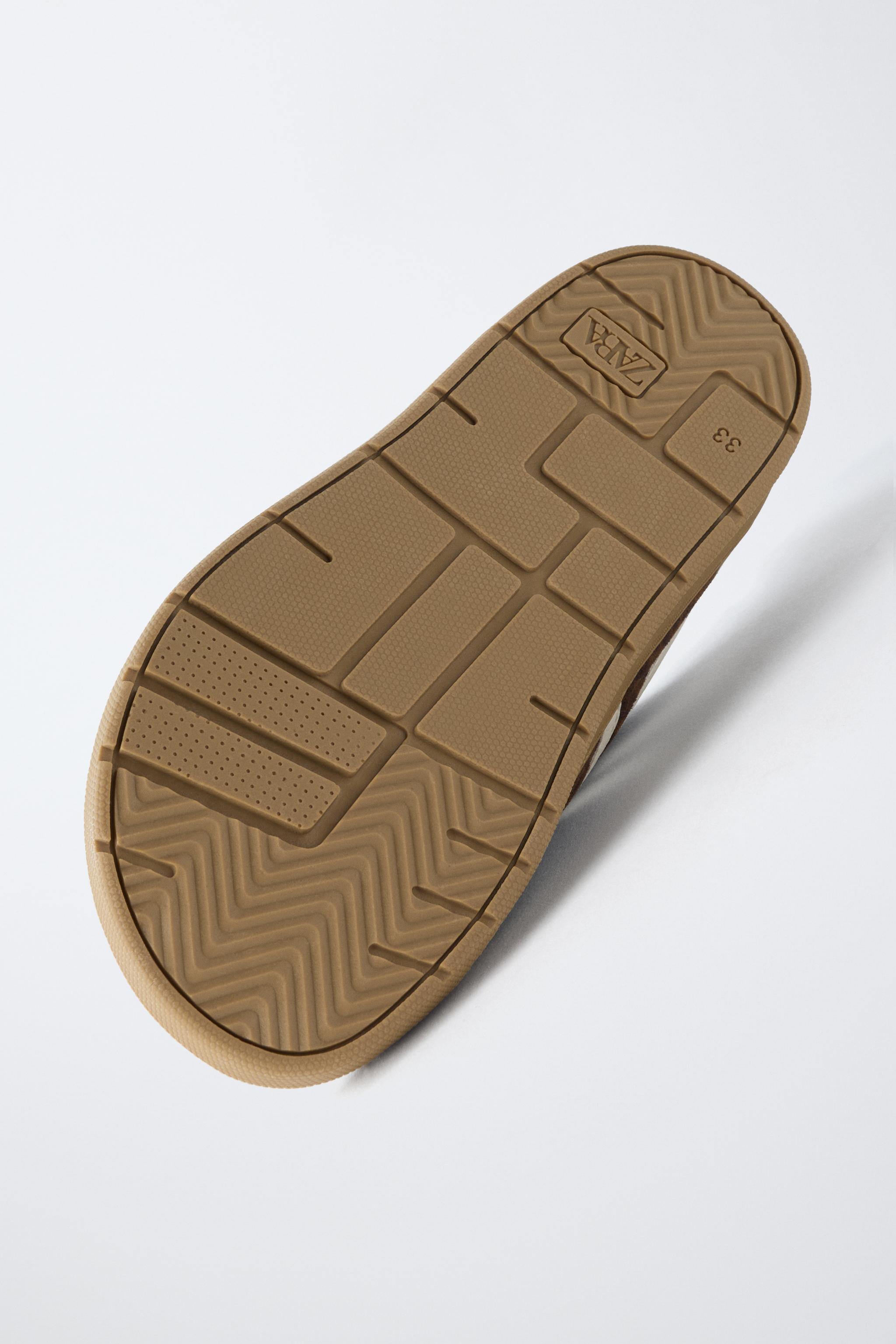 Детские кроссовки Zara ANIMAL PRINT BAREFOOT SNEAKERS — фото 8