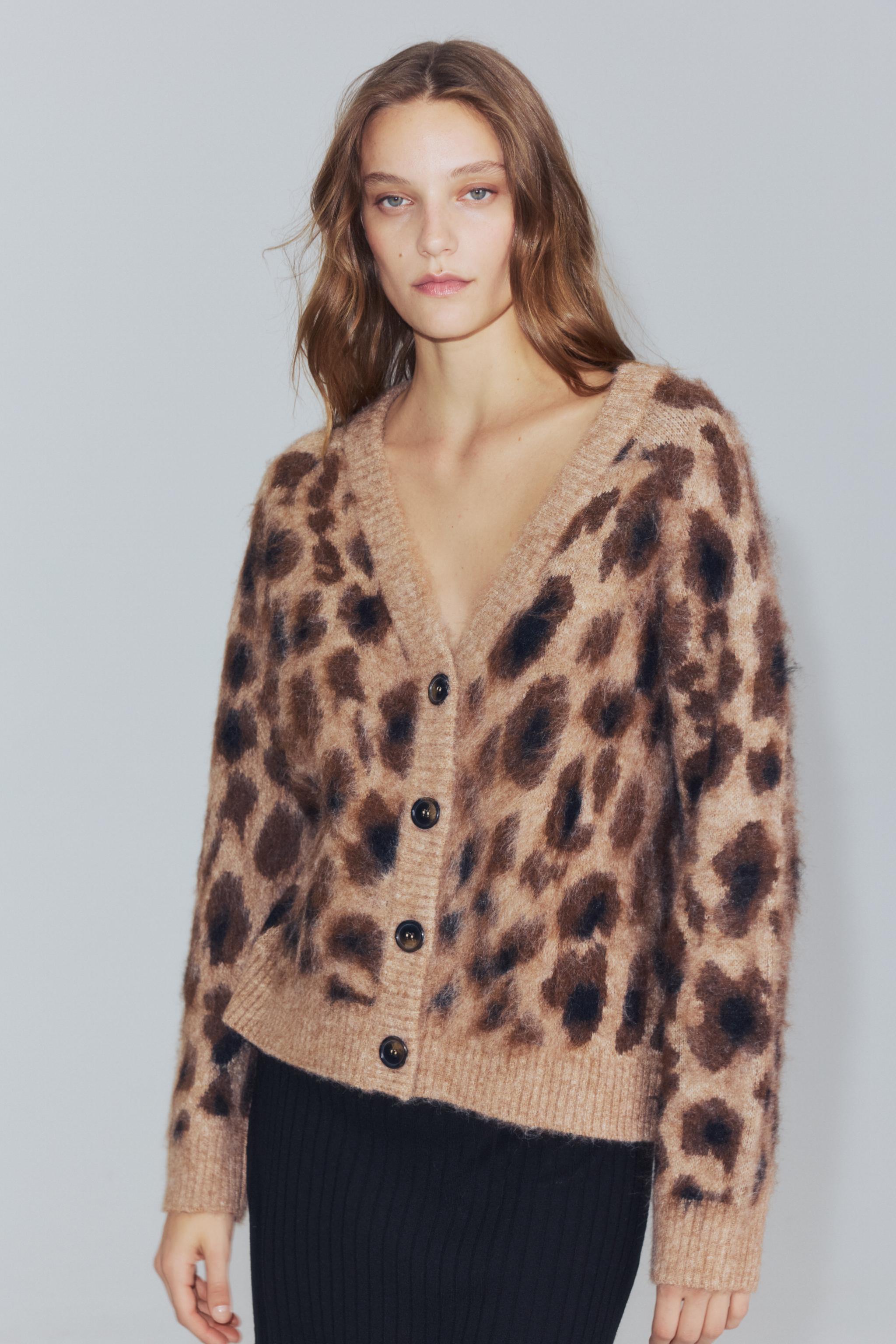 VESTE EN MAILLE JACQUARD ANIMAL