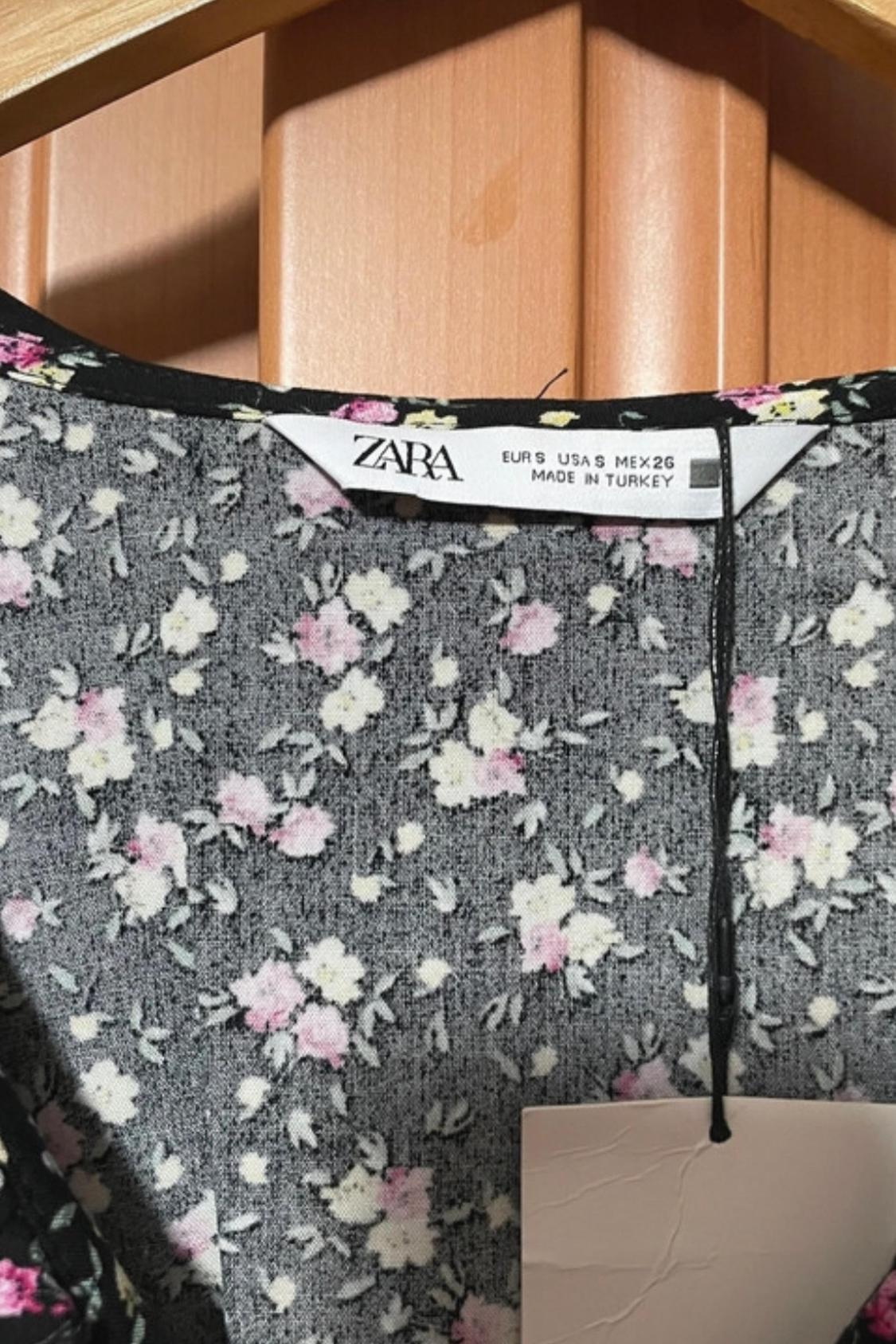 MINI DRESS WITH CONTRAST PRINT - Image 4