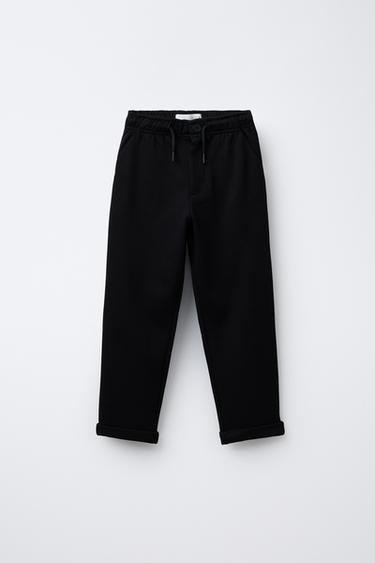PANTALÓN COMFORT GOMAS - Negro de Zara