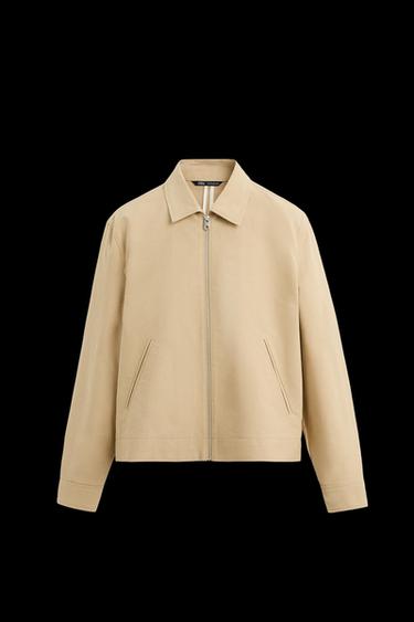 Zara PIPED SEAM JACKET - Mid-camel - Image 0