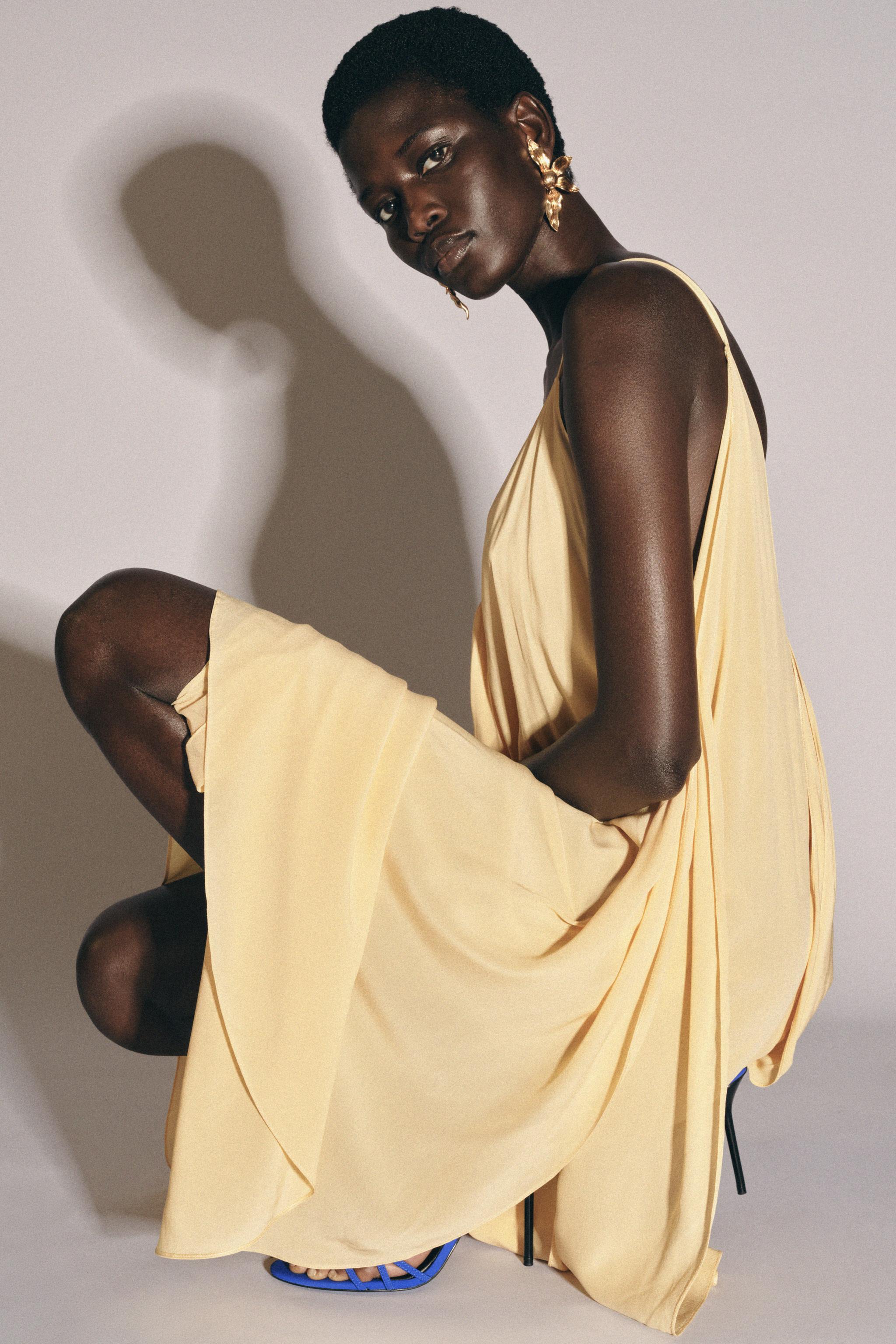 Women's Gold Dresses | ZARA Georgia