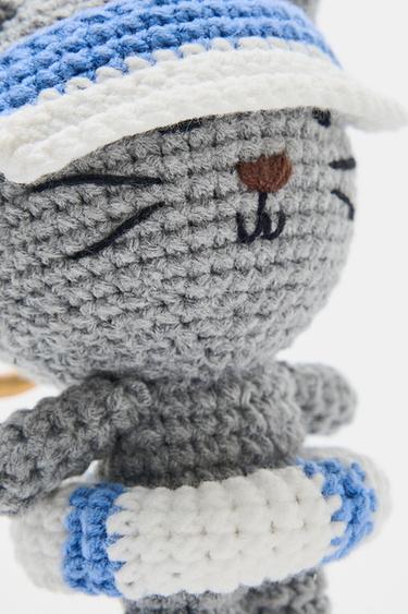 KITTEN CHARM KEYRING - Grey by Zara - Image 5