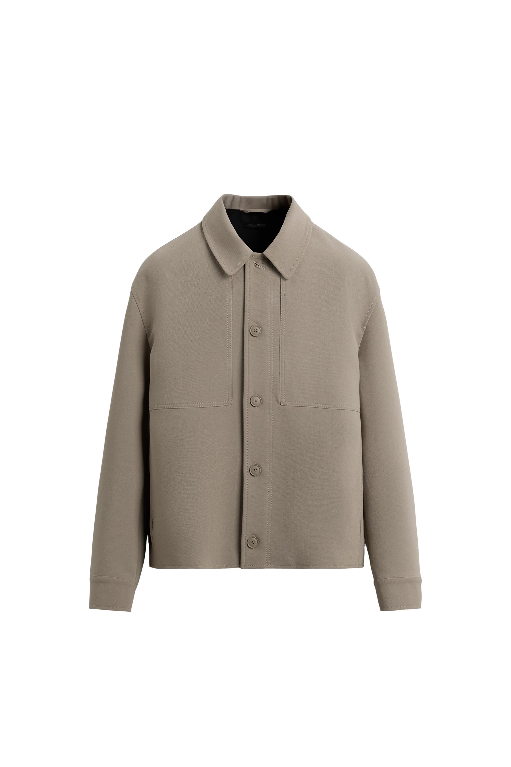 BOXY FIT OVERSHIRT - Light tan | ZARA United States