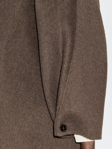 Zara Wool blend double-breasted coat - Brown