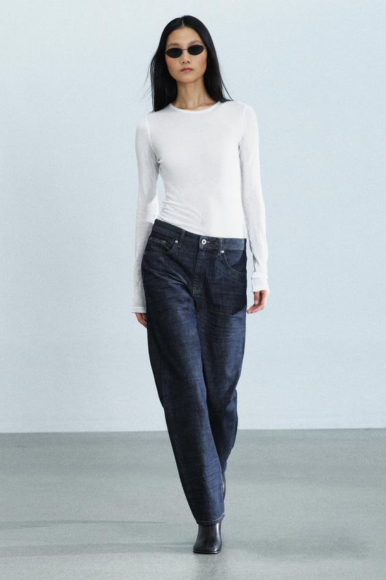 JEAN ZW COLLECTION DROIT TAILLE MOYENNE - Bleu de Zara - Image 0