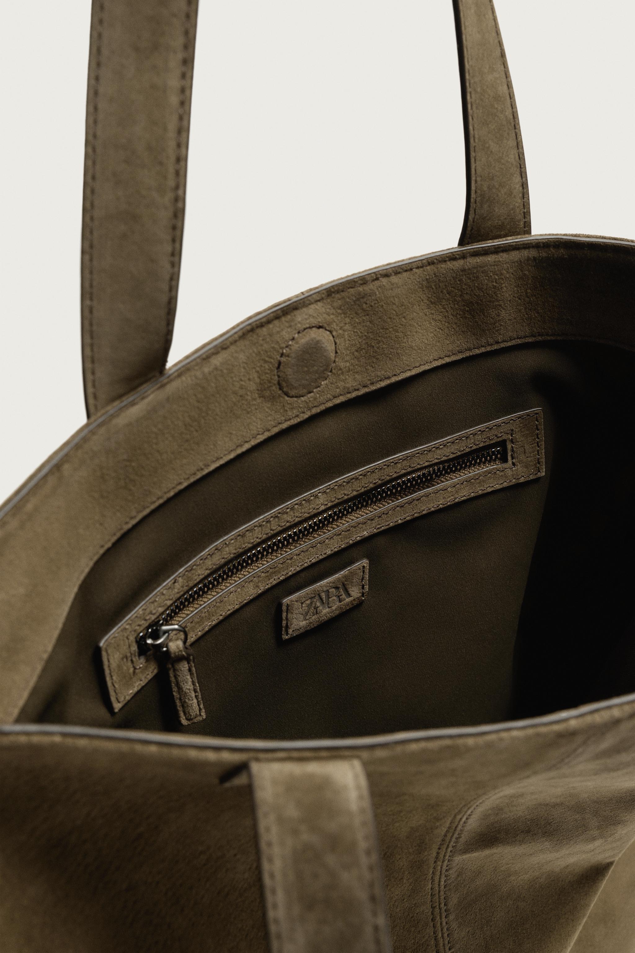LEATHER SHOPPER BAG