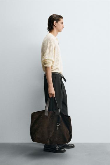 BRAIDED TEXTURE POLO SHIRT - Ecru by Zara - Image 3