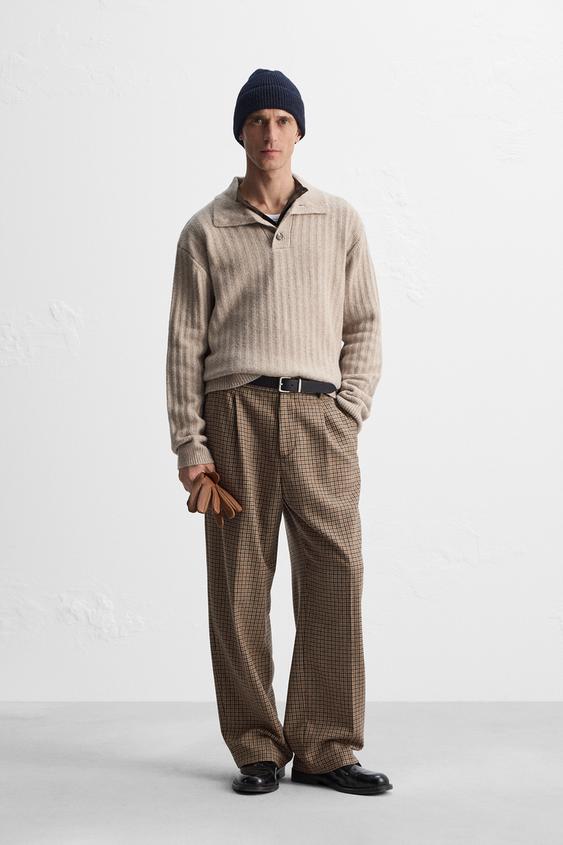 チェック柄パンツ | メンズ | 最新コレクション | ZARA 日本