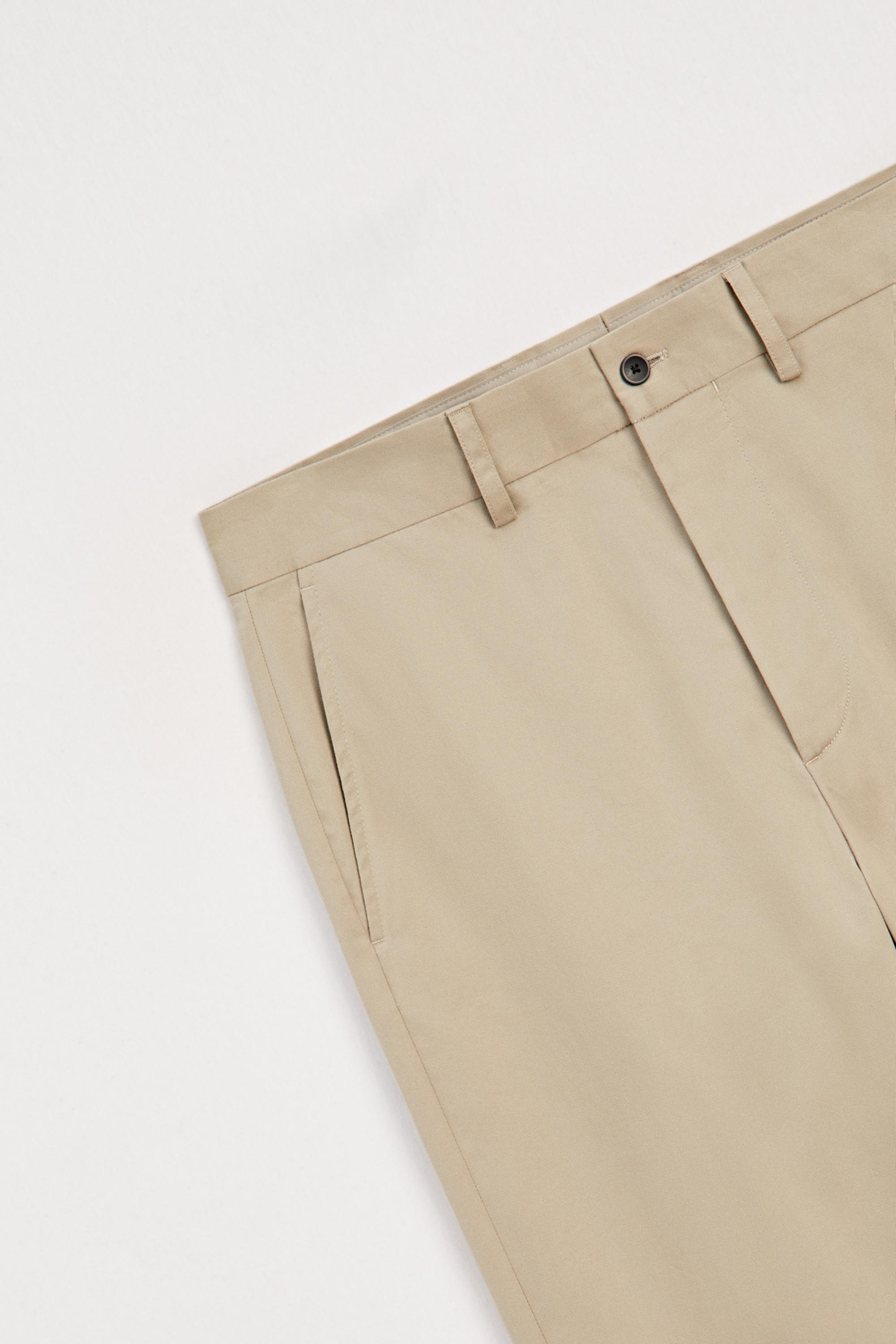 Pantalon jambe large 100 % coton