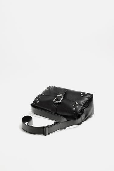 STUDDED CROSSBODY BAG - Black by Zara - Image 3