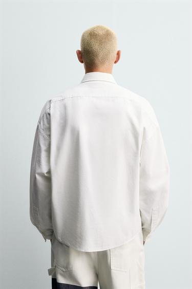 CHAMPION ® X ZARA OXFORD SHIRT WITH PATCHES - White by Zara - Image 2